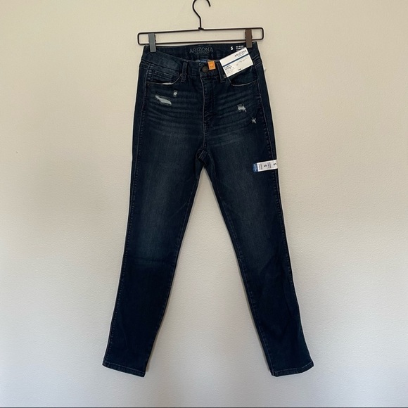 NWT with defect Arizona hi-rise curvy skinny jeans sz.5 dark wash - Picture 1 of 5